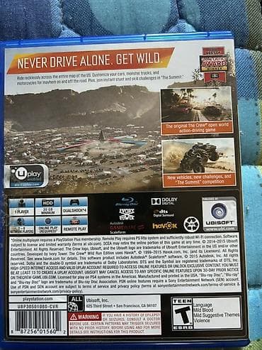 dvd blu ray: Игра для PS4: The Crew Wild Run Edition (Ubisoft) Состав издания: - — 2