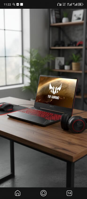 ноутбук gtx 1650: Ноутбук, Asus, 16 ГБ ОЭТ, Intel Core i5, 15.6 ", Колдонулган, Оюндар үчүн, эс тутум SSD — 1