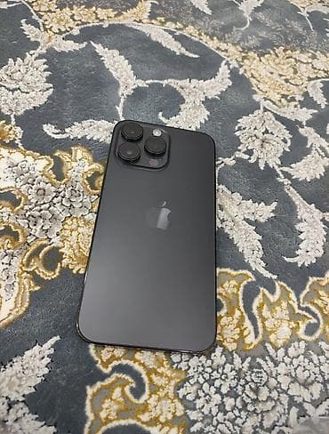 alcatel ce1588: IPhone 14 Pro Max, Б/у, 256 ГБ, Черный, Защитное стекло, Чехол, 81 % — 1