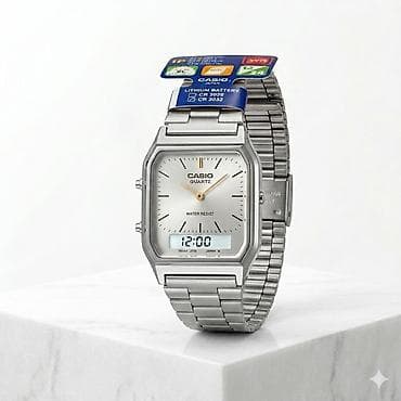 стрелки: CASIO Quartz – стильные наручные часы с комбинированной индикацией — 3