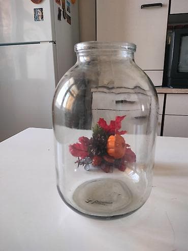 бутылки 0 3: Из 12 микрорайона самовывоз. Продаю стеклянные банкиобъёмом 3 л — 1