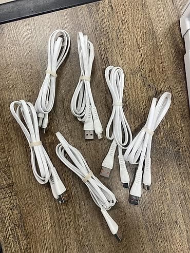 hoco w51: Белые дата-кабели USB — Type-c -поддержка быстрой зарядки (Fast — 1