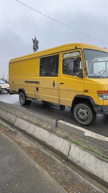 sprinter rx: Грузовой фургон Mercedes-Benz (желтый, цельнометаллический кузов) — 1