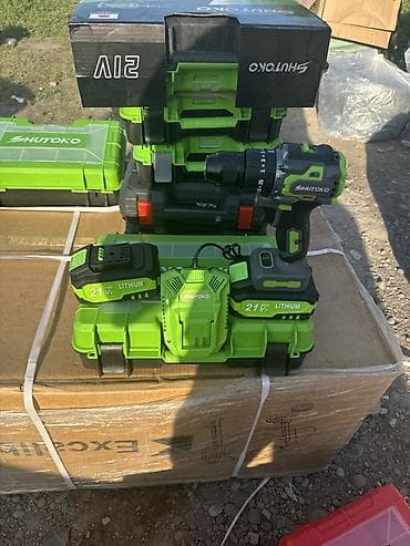 shutoko: Аккумуляторный шуруповёрт SHUTOKO 21V - Питание: литиевая батарея 21V — 3