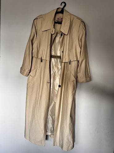 Плащи: Бежевый плащ-тренч Berghaus, классический фасон. Куплено в Грузии — 2