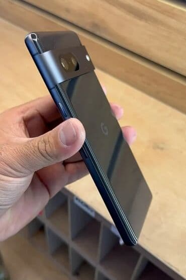 лампа телефон: Google Pixel 7, Колдонулган, 128 ГБ, түсү - Кара, 1 SIM, eSIM — 1