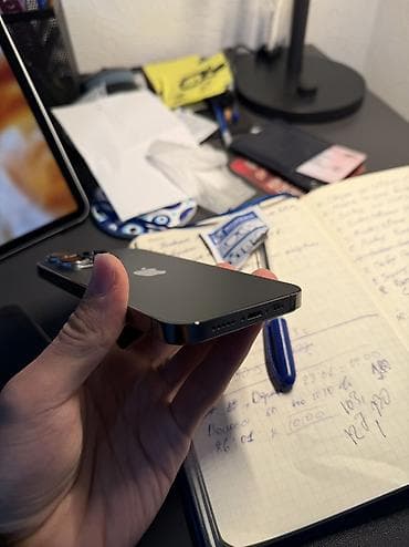 apple 13: IPhone 13 Pro, Б/у, 256 ГБ, Black Titanium, Чехол, Защитное стекло, 88 % — 5