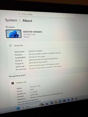 asic s9: Ноутбук MSI Игровой, Intel Core i5, ОЗУ, RAM: 16 ГБ, MSI Gaming — 7