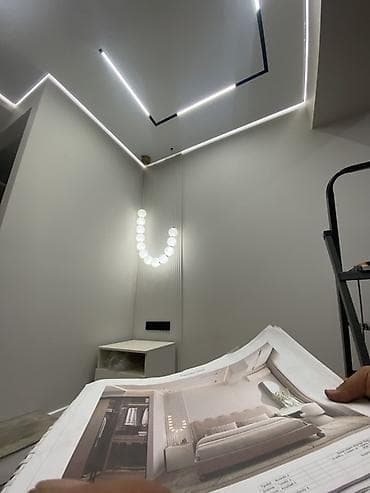 wl t: Натяжные потолки с интегрированными световыми линиями - — 6