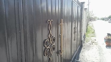 Распашные ворота: Красим ваши ворота, шлифовка, новый вид вашим воротам придадим — 8