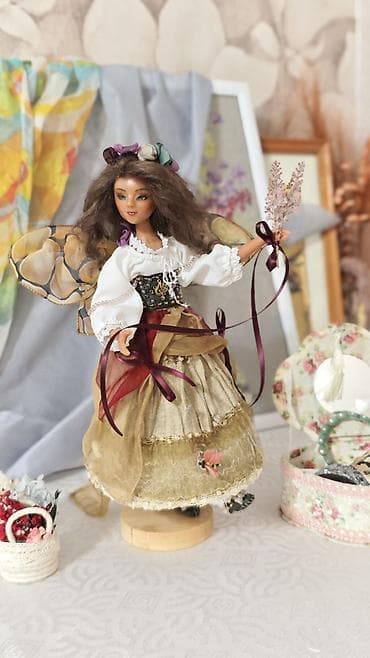 сколько стоит кукла лабубу: Авторская кукла-фея на подставке Кукла из запекаемого полимерной — 2