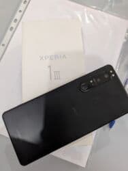 петличка для микрофона: Sony Xperia 1 III, Б/у, 256 ГБ, цвет - Черный, 1 SIM — 3