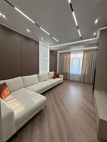 discovery studio: 3 комнаты, 88 м², Асанбай мкр Элитка, 8 этаж, Дизайнерский ремонт — 1