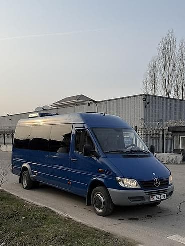 Аренда легковых авто: Mercedes-Benz Sprinter (длиннобазный, высокий крыша), синий — 5