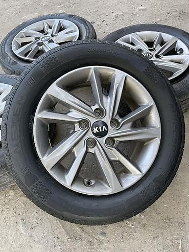 Диски: Литые Диски R 16 Kia, Комплект, отверстий - 5, Б/у — 3