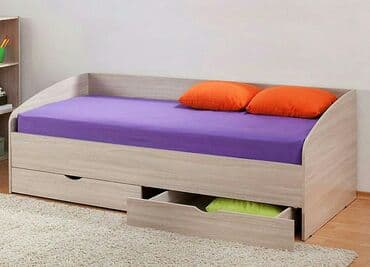 детские кровати ош: Детский, удобный кровать с ящиками для белья — 1