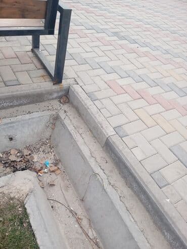 брусчатка бишкек дом брусчатки'' тротуарная плитка бордюры бишкек: Дорожный бордюр, Прессованный, Бетонный, Новый — 9