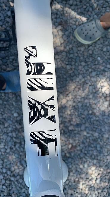 Спорт жана хобби: Фикс-байк/трековый велосипед LXF (fashion bike) в белом цвете с — 4