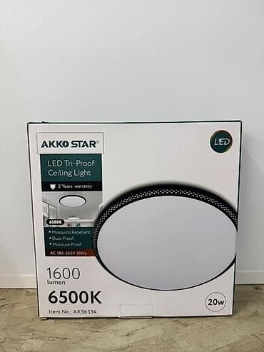 led matrix panel: Светодиодный потолочный светильник AKKO STAR LED Tri‑Proof - Модель — 1