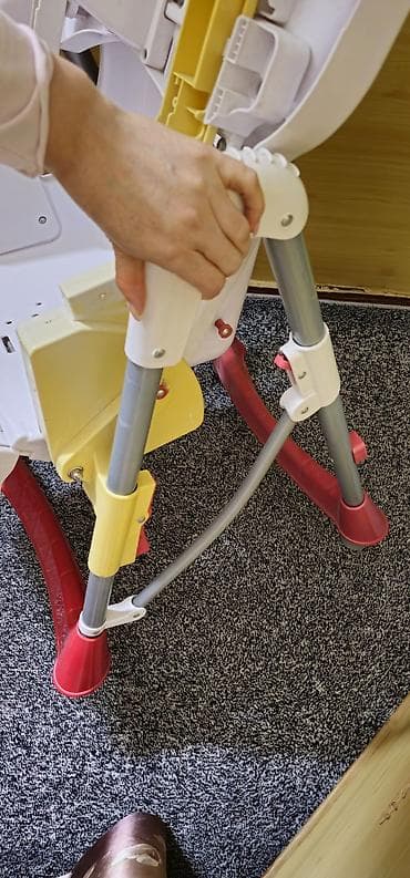 детские стулья для садика: Стульчик для кормления, Б/у, Другой бренд, Пластик, Другой вид, цвет - Белый — 5