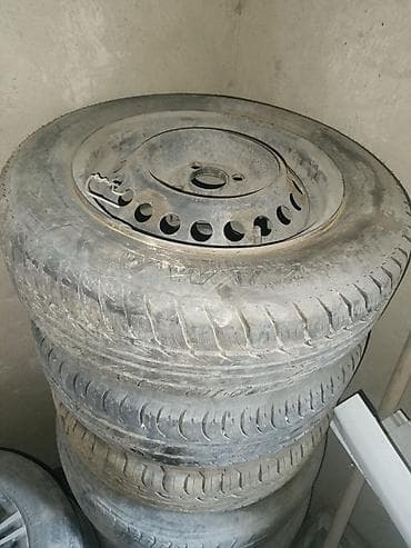 rays volk: Колеса в сборе 175 / 70 / R 14, Лето, Б/у, Комплект, Легковые, Железные, отверстий - 5 — 1