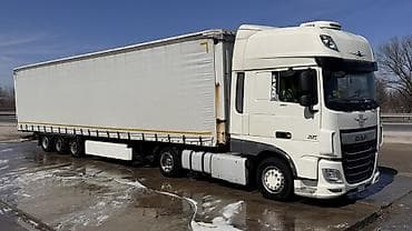 бортовой спринтер дубль кабина: Тягач, DAF, 2016 г., Тентованный — 2