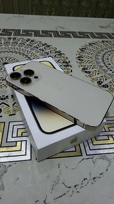 macbook pro 14 m2: IPhone 14 Pro, Б/у, 256 ГБ, Золотой, Коробка, 85 % — 3