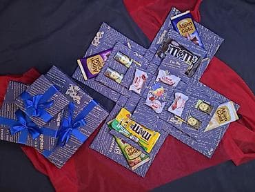 Декор и интерьер: Подарочная коробка‑сюрприз (explosion box) с сладостями сама коробка — 1