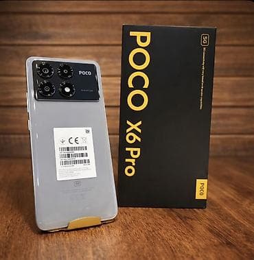 pico neo: Poco X6 Pro 5G, Б/у, 512 ГБ, цвет - Серый, 1 SIM, 2 SIM, eSIM — 1