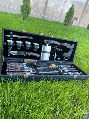 шашлычные наборы: Очень большой выбор подарочных наборов!!! Мы работаем без — 3
