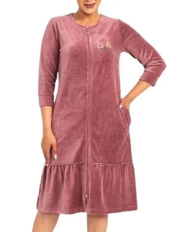 домашние халаты больших размеров: Женские халаты велюровые халаты Банные халаты Махровые халаты — 8