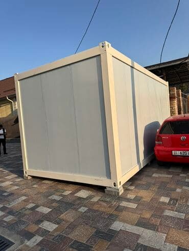 контейнер дома: Бытовой модуль/контейнерное здание (вагончик) - Размер приблизительно — 16