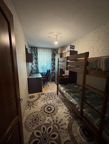 osh flat: 3 комнаты, 56 м², Центральная мечеть Хрущевка, 1 этаж — 5