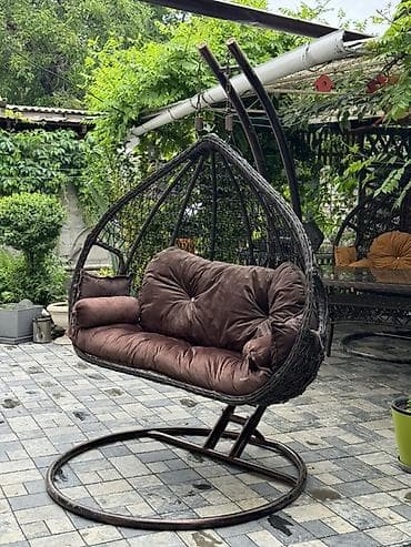 Подвесное кресло, цвет - Коричневый