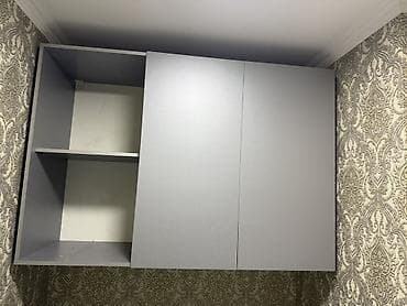 прихожья: Гарнитур для прихожей, Б/у, Обувница, ДСП, цвет - Серый — 2