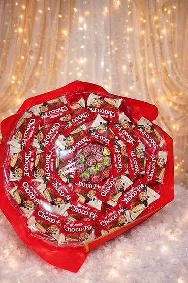 цветы гулдор: Гулдор лента менен жасалган. Заказ таттулардан кошуптагы салып — 1