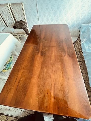 Столы-трансформеры: Стол трансформер Для кухни, Стол-тумба, Длина, см: 180/220 см, цвет - Коричневый — 3