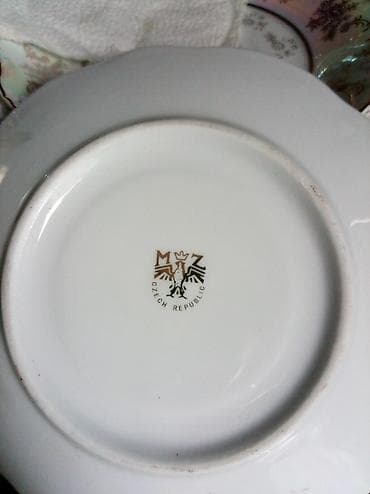 страна сказок: Чайный сервиз "Мадонна" б/у (без родной коробки) (маркировка MZ, Czech — 2
