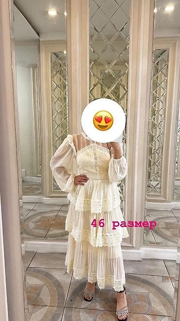 кроксы 37: Женские платья — несколько моделей и размеров 1) Кремовое — 1