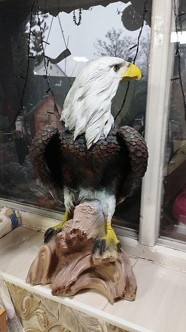 Үй жана бакча: Садовая, декоративная фигурка из полистоуна - 60 см высота Орёл,для — 3