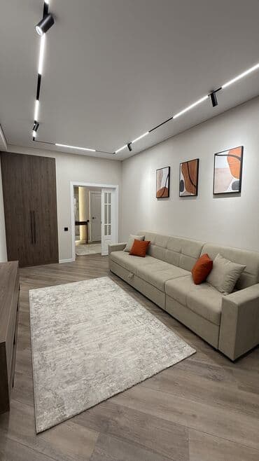 квартиру в бишкеке недорого без посредников: 2 комнаты, 75 м², Элитка, 14 этаж, Дизайнерский ремонт — 1