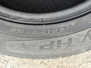 Шиналар 215 / 55 / R 16, Жай, Колдонулган, Жуп, Жеңил унаалар, Германия, Michelin — 3