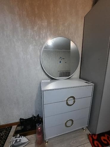 Балдар эмереги: Уктоочу бөлмө гарнитуру, Эки кишилик керебет, түсү - Боз — 6