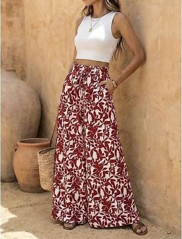 резинка отук: Брюки Широкие, Лето, Made in KG, Новый, M, L, XL — 7