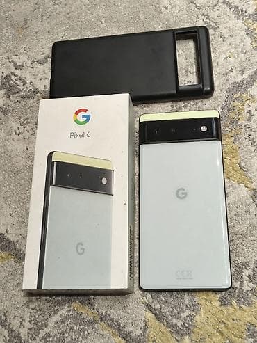 pixel 6a: Google Pixel 6, Б/у, 128 ГБ, цвет - Зеленый, 1 SIM — 1