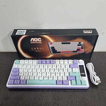 logitech g913: Клавиатура игровая AOC GAMING GK300, usb/блютуз/беспроводной2.4hz, ргб — 3