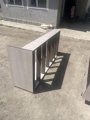 Двухъярусная детская кровать, ЛДСП, цвет - Серый