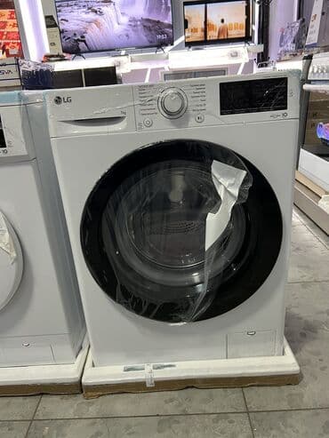 калонка для машин: Кир жуучу машина LG, Жаңы, Автоматтык, 10 кг жана андан көп, Толук өлчөм — 3