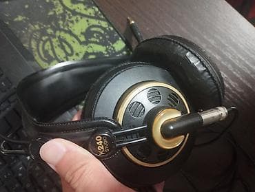 m audio: Проводные полноразмерные наушники, Akg, Б/у, цвет - Черный — 1