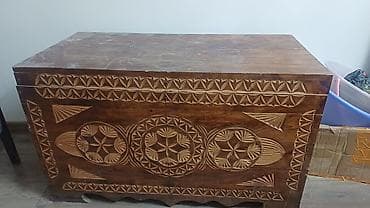 сундуки: Сундук, Для белья, Дерево, цвет - Коричневый — 1